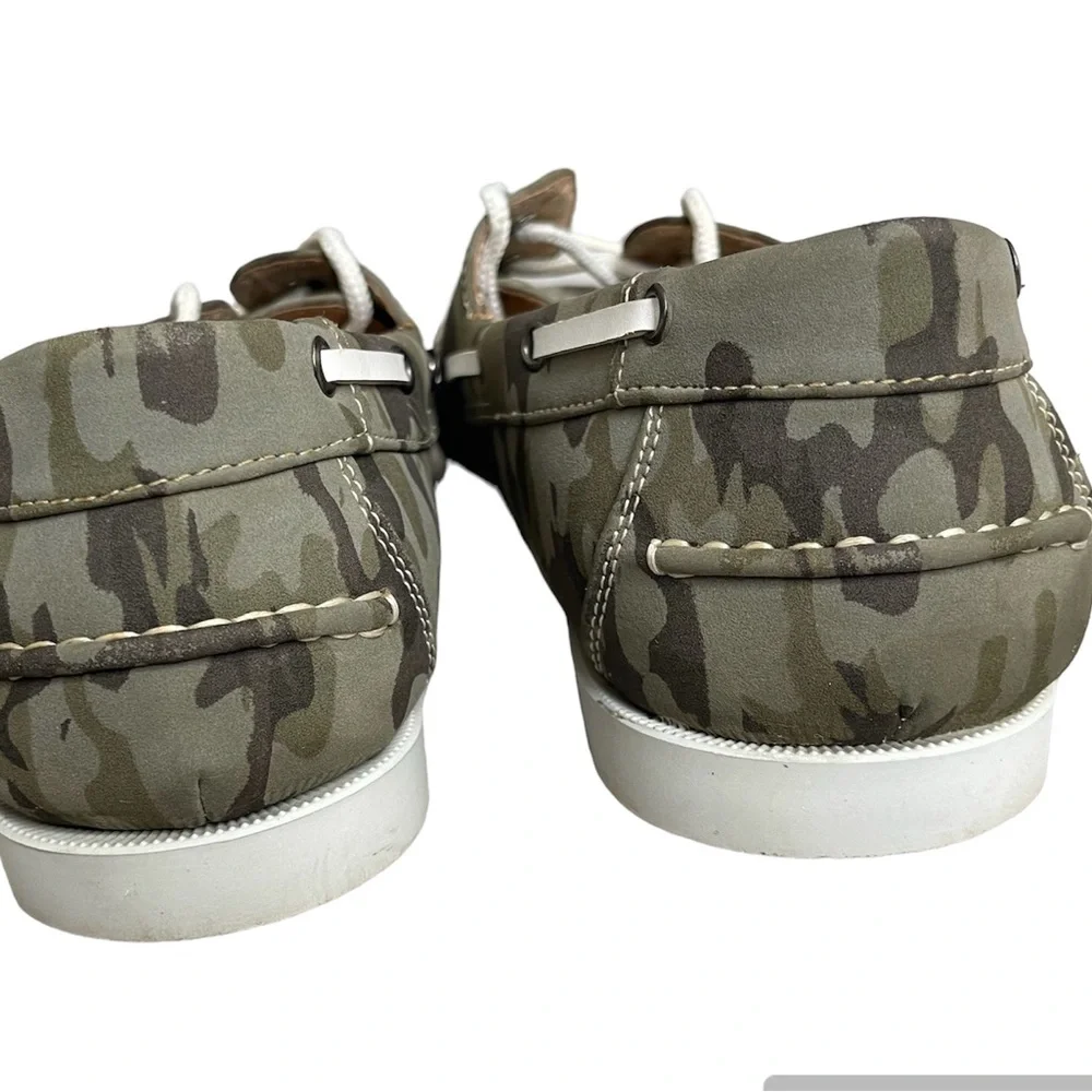 Phat Classic Mens Camo Deck/Boat Shoes Size 13